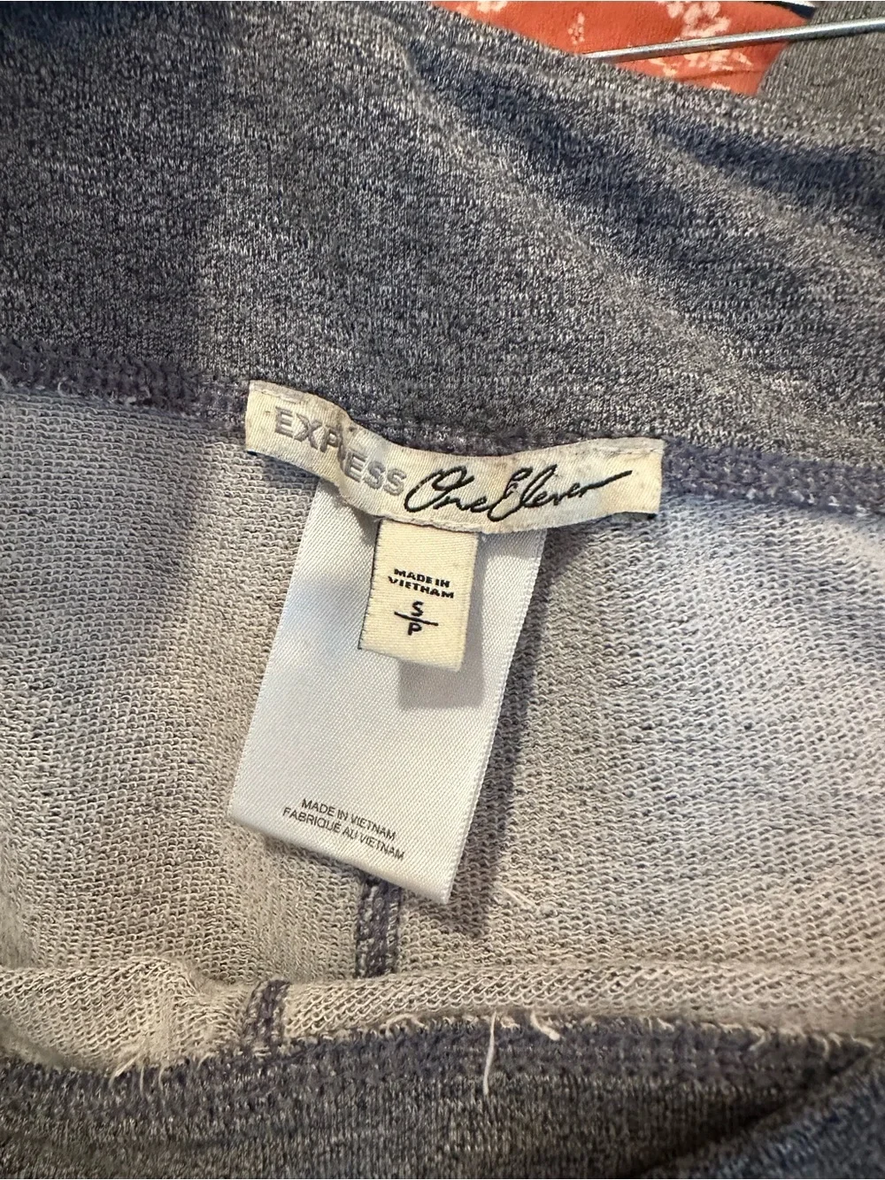Express One Eleven Gray Track Joggers Size Small